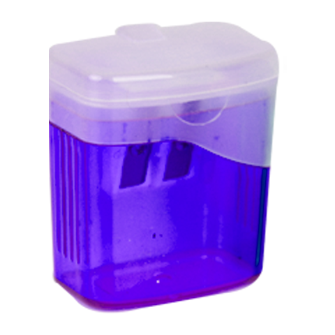 Ark Hazneli Çiftli Kalemtıraş Mor