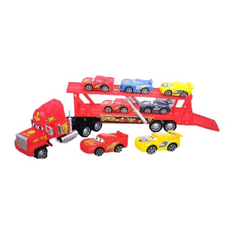 Can Ali Toys Sürtmeli Taşıyıcı Tır Oyuncak Kırmızı