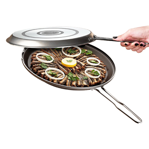Cem Pratiko Gusto İkiz Balık Tavası 32 Cm