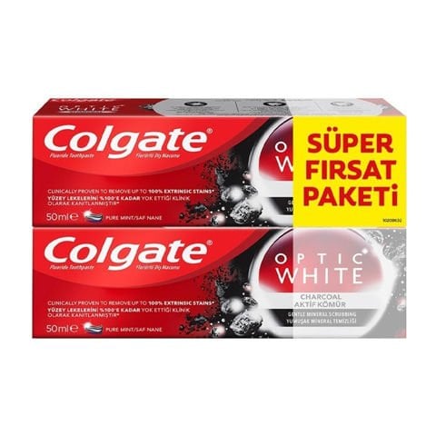 Colgate Optik White Diş Macunu 2x50 ml