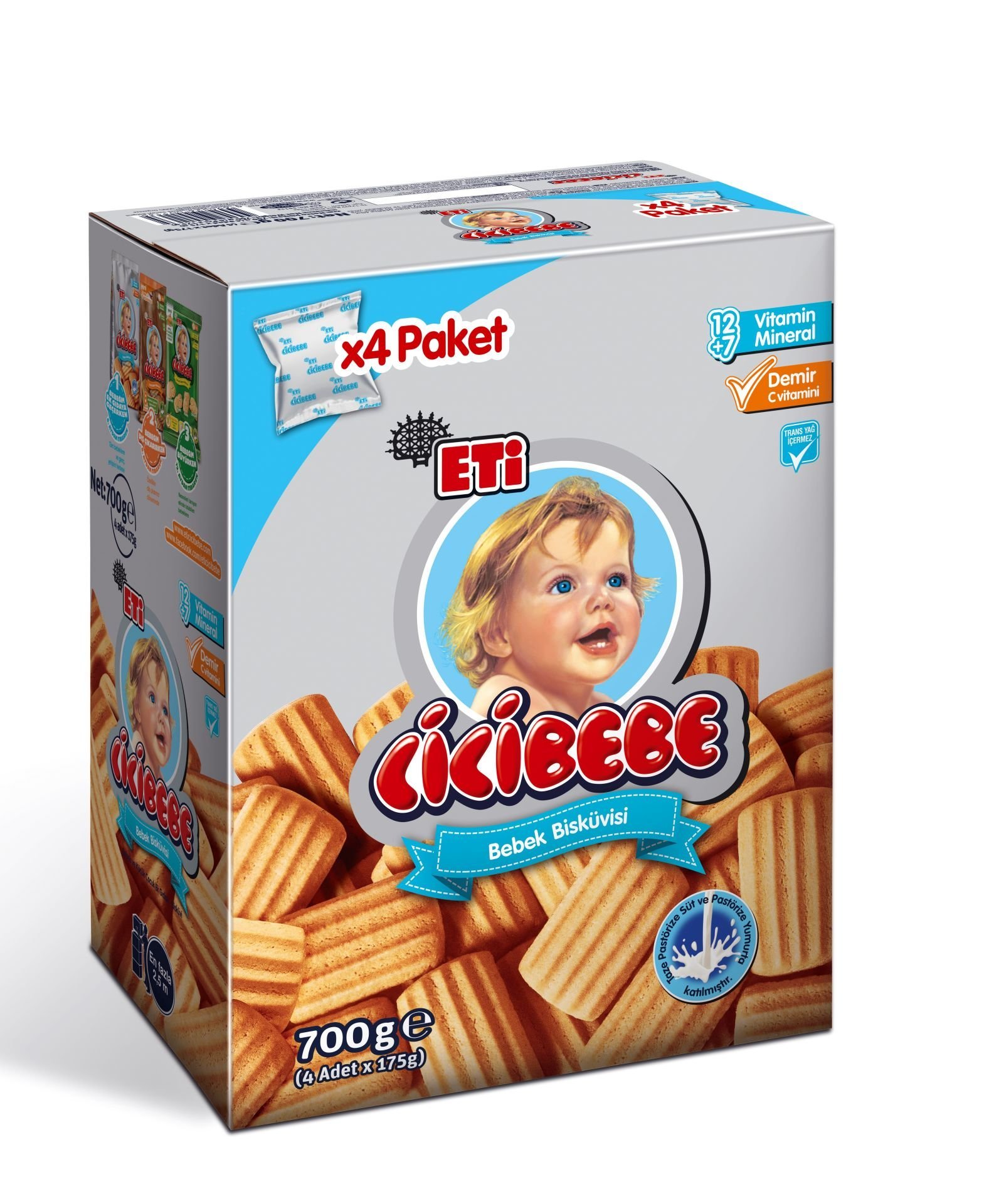 Eti Cicibebe Bebek Bisküvisi 700 Gr