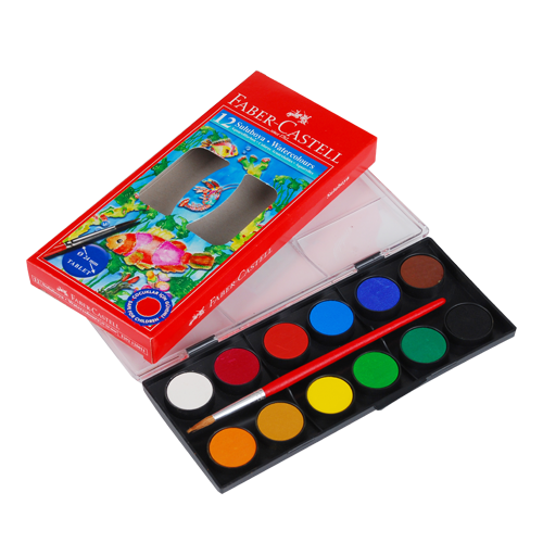 Faber Castell 12 li Küçük Boy Sulu Boya