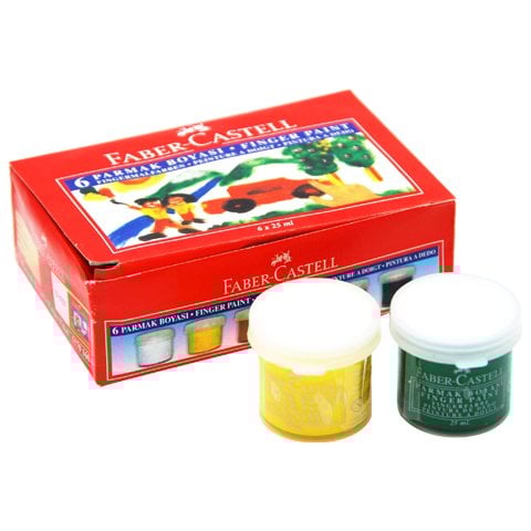 Faber Castell Parmak Boya 6'lı