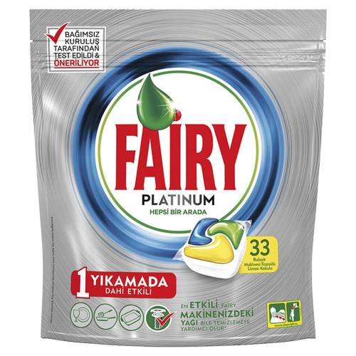 Fairy Platinum Bulaşık Makinesi Kapsülü 33 Yıkama
