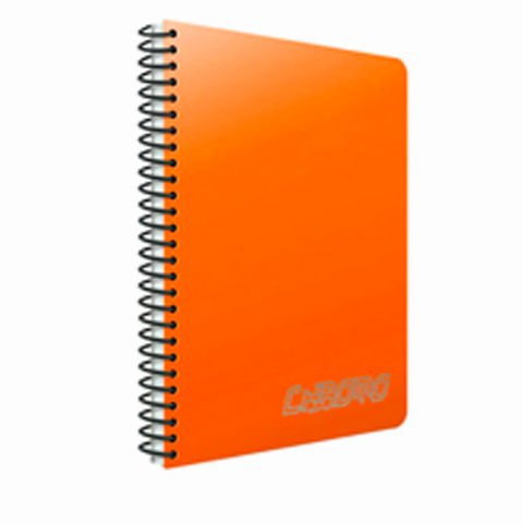 Gıpta Chromo A5 80 Yaprak Spiralli Kareli Defter Turuncu