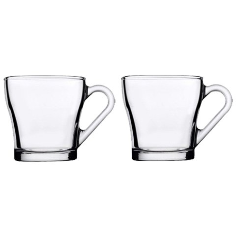 Glass4You Aria 2'li Kulplu Kısa Bardak