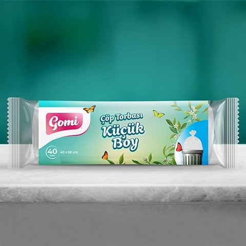 Gomi Küçük Boy Çöp Torbası 40x50 Cm 40'lı