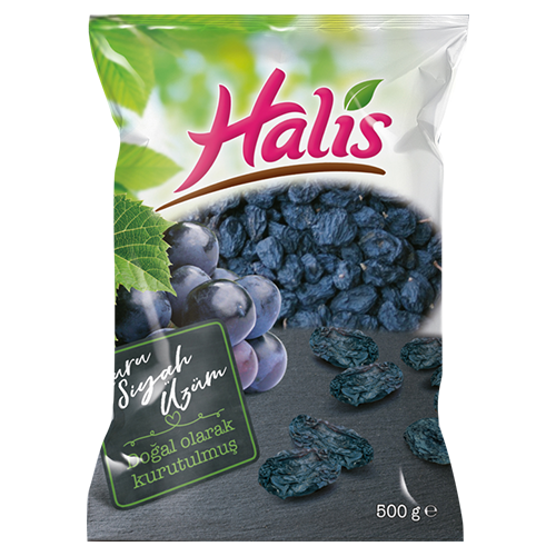 Halis Siyah Kuru Üzüm 500 Gr