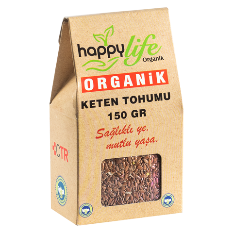 Happylife Organik Keten Tohumu 150 Gr