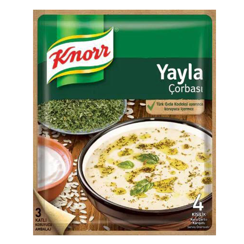 Knorr Hazır Çorba Ezogelin, Süzme Mercimek, Yayla Yayla Çorbası 72 Gr