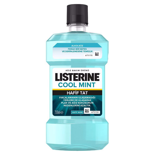 Listerine Cool Mint Alkolsüz Ağız Bakım Suyu 250 Ml