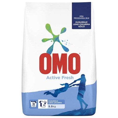 Omo Active Fresh Toz Çamaşır Deterjanı 5,5 Kg