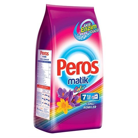 Peros Matik Toz Çamaşır Deterjanı Renkliler 7 Kg