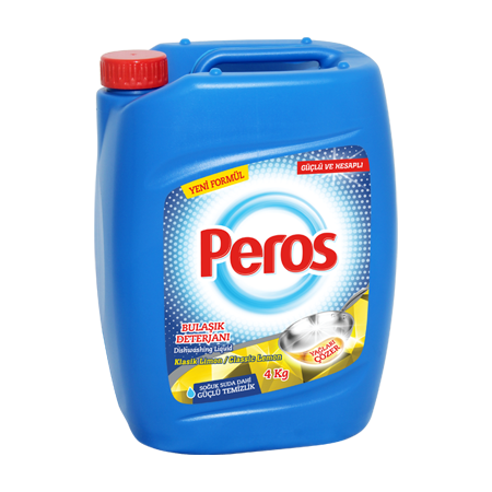 Peros Sıvı Bulaşık Deterjanı Limon Kokulu 4 Kg
