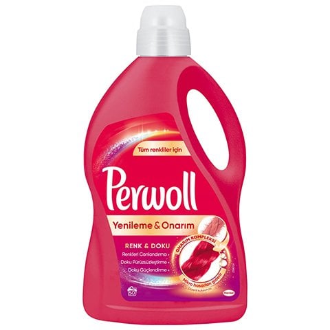 Perwoll Sıvı Çamaşır Deterjanı Renkliler 50 Yıkama 3 Lt