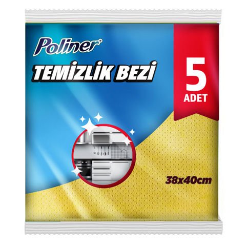 Poliner Temizlik Bezi 5'li
