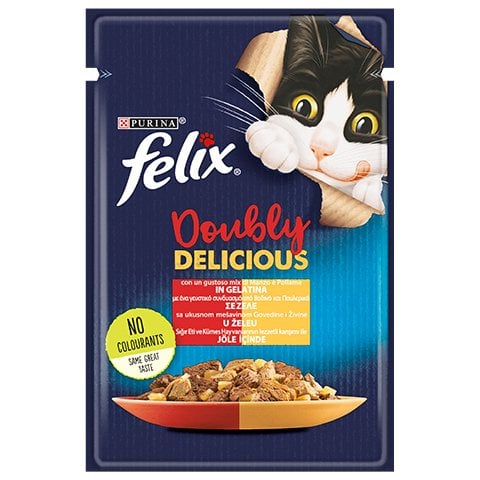 Purina Felix Sığır ve Tavuk Etli Kedi Maması 85 Gr