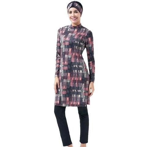 Seamay 1004-1000 Likralı Kadın Tesettür Mayo 2X-Large - 1000