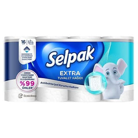Selpak Ekstra 3 Katlı Tuvalet Kağıdı 16'lı