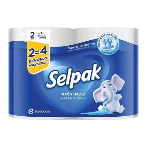 Selpak Kağıt Havlu Dev Rulo 2'li
