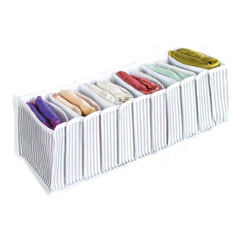 Serstil Çizgili Akordiyon Organizer M Boy 15x43x14 Cm