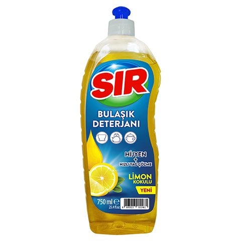 Sır Sıvı Bulaşık Deterjanı 750 Ml Limon Kokulu