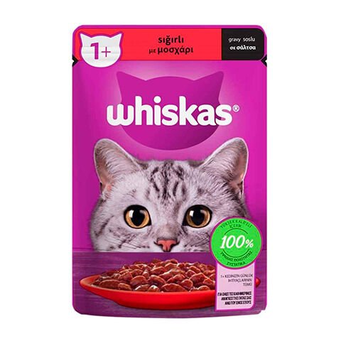 Whiskas Etli Kedi Maması 85 gr